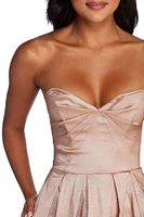 Janet Sweetheart Slit Formal Dress
