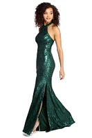 Aspyn Formal Sleeveless Sequin Dress