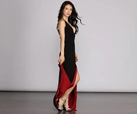 Abigail Formal High Slit Dress