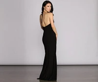 Abigail Formal High Slit Dress