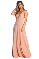 Julissa Formal Sleeveless Chiffon Dress
