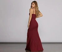 Ayla Formal High Slit Dress