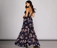 Fleur Floral Chiffon Dress
