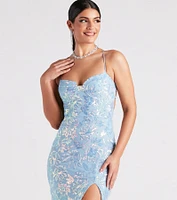 Raquel Formal Sequin Mermaid Dress