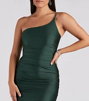 Nicole Formal One-Shoulder Mermaid Dress