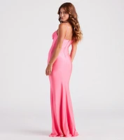 Eliza Sleeveless Formal Mermaid Dress