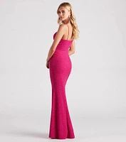 Kelsie Formal Glitter Mermaid Dress