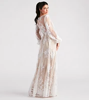 Evelyn Formal Plunge A-Line Dress