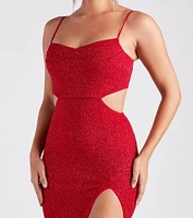 Victoria Formal Glitter Long Dress