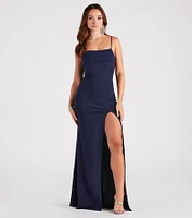 Anna Formal High-Slit Mermaid Dress