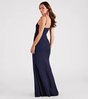 Anna Formal High-Slit Mermaid Dress