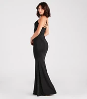 Christine Formal Rhinestone Mermaid Dress