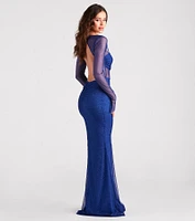 Matilda Formal Glitter Long Dress