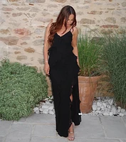 Melrose Formal Mesh Ruffle Mermaid Dress