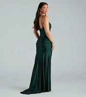 Jamie Formal Cowl Neck Mermaid Dress