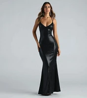 Kenzie Formal Lace-Up Mermaid Dress