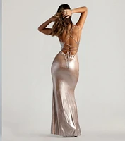 Kenzie Formal Lace-Up Mermaid Dress