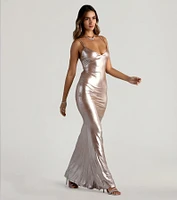 Kenzie Formal Lace-Up Mermaid Dress