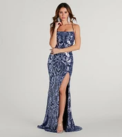 Rowena Sequin Mermaid Dress