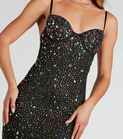 Shannon Formal Gemstone Mermaid Long Dress