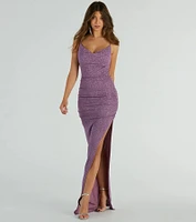 Nadia Formal Glitter Long Dress