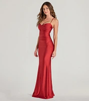 Maisie Sweetheart Ruched Mermaid Formal Dress