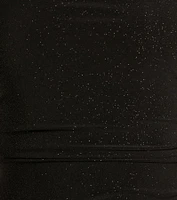Annie Tie Back Wrap Slit Mermaid Glitter Formal Dress