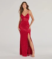 Teresa Lace-Up Corset Mermaid Lace Formal Dress