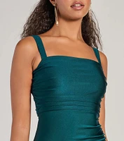 Aliza Backless High Slit Slim-Fit Formal Dress