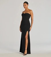 Aliana Strapless Corset Mermaid Dress