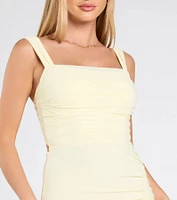 Ashlynn Open Back Ruched Mermaid Formal Dress