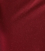 Joyce Open Back Wrap Bodycon Glitter Formal Dress