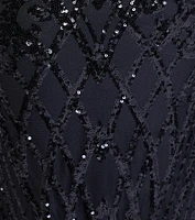 Esmeralda Halter Mermaid Sequin Formal Dress
