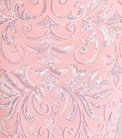 Claire Lace-Up Sequin Mermaid Dress