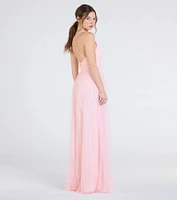 Kimora Lace Tulle A-Line Formal Dress