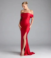 Alicia Off-The-Shoulder Mermaid Formal Dress