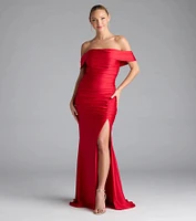Alicia Off-The-Shoulder Mermaid Formal Dress