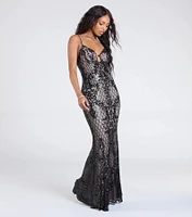 Dakota Mermaid Sequin Formal Dress