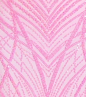 Liv Sleeveless Beaded Sequin Mermaid Dress