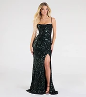 Gabrielle Formal Sequin Long Dress
