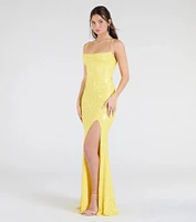 Gabrielle Formal Sequin Long Dress