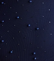 Camilla Mermaid Rhinestone Pearl Formal Dress