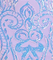 Saige Formal Sequin Lace-Up Mermaid Dress