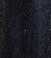Klaire Lace-Up A-Line Glitter Sequin Formal Dress