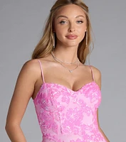 Alandra Sweetheart Mermaid Sequin Formal Dress