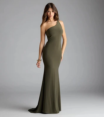 Willow One-Shoulder Mermaid Formal Dress