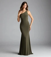 Willow One-Shoulder Mermaid Formal Dress