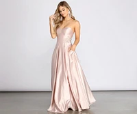 Nikita Strapless Sweetheart Ball Gown