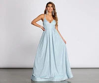 Jules Glitter Ball Gown