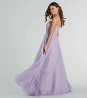Tia Sweetheart Lace Applique A-Line Ball Gown
